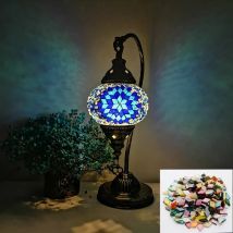 Fai da te mosaico turco cigno tavolo materiale leggero pacchetto lampada da notte fatta a mano amanti regalo di compleanno genitore-figlio Lampe De Chevet