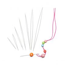 5 Teile/los Edelstahl Big Eye Perlen Nadeln Einfache Gewinde String Cord Pins Für DIY Schmuck Machen Werkzeuge