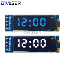 DIYUSER 0,91 Zoll OLED-Modul 0,91 Zoll Weiß Blau 128X32 LCD-LED-Display 0,91 Zoll IIC Communicate für Arduino