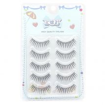 Korean U-shaped False Eyelashes Ins Zhang Yuanying False Eyelashes Natural Wispy Soft V Shaped Lash Extension Comic Eye Makeup