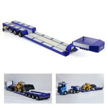 1/14 4 Achsen schwerer RC-Anhänger DG-999 CNC-Schwanenhals-Anhänger, Ersatzteil für Spielzeug, ferngesteuerter Traktor, LKW, Fahrzeug, Autos, Modell