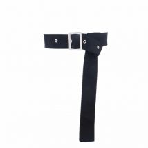 Black Fabric Cloth Wide Belts for Women Dresses Female Coat Waist Appreal Accessories Sliver Buckle Corset Belt Waistband