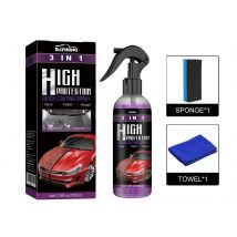Rapid Ceramic Coating Fortify Car Wax Polish Spray Hydrophobic Intense Gloss Shine For Professional Car Coating Polish Trio Kit