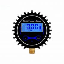 Cyfrowy miernik ciśnienia powietrza w oponach 0-200 PSI, manometr LCD z diodą LED i bez niej, do samochodu, ciężarówki, motocykla