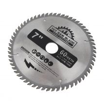 Lama per sega 7" 180 mm Disco da taglio per lama per sega circolare in carburo da 60 denti per legno e plastica