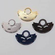 Silber Gold Welle Stil NH35 Rotor Aufkleber Automatische Hammer für Seiko Mod Teile NH34 NH36 Ändern Uhr Speer Teile