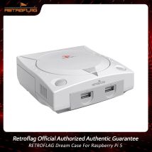 Retroflag RF Dream Case with Cooling Fan Functional Switch for RaspberryPi 5, SD Card Slot, USB, LAN and Improved HDMI Ports