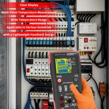 ZT-R01 Tragbares Wärmebildkamera-Multimeter, 2-in-1-Funktion, Fußbodenheizung, Wasserleckerkennung, HD-Temperaturmessung