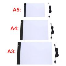 A3/A4/A5 Blocco luminoso a LED dimmerabile a tre livelli Tavolo da disegno Pad Tracing Light Box Protezione per gli occhi più facile per la pittura con diamanti