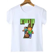 Baby Short Sleeve kids t shirt for boys girls clothes tshirt children clothing game 4 5 6 7 birthday graphic top tee boy t-shirt