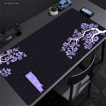 Sakura 1000x500mm XXL Lock Edge Mauspad Große Gaming Tischmatte Rutschfeste Mäusematte Beast Schreibtischunterlage als Geschenk Mauspad HD DIY