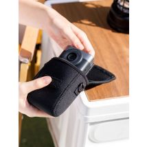 JJC Neoprene Carrying Case for Canon PowerShot V10 Vlog Camera DJI Osmo 360 Osmo Action 5 Pro 4 3 with Cage Travel Pouch Bag