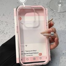 2 in 1 Candy Farbe Telefon Fall Für iPhone 17 16 Pro Max 13 11 15 14 12 17 Air 17promax 16promax Silikon Transparent Funda Abdeckung