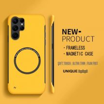 Ultra cienkie, twarde, magnetyczne etui na telefon bez ramki do Samsung Galaxy S24 S23 S22 S21 S20 FE Plus Note20 Ultra Matte Cover