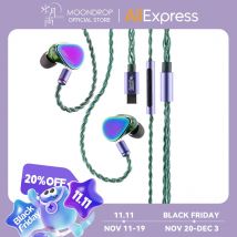 MOONDROP RAYS Auricolari da gioco Gravity USB-C DSP Scheda audio da gioco LEM da gioco professionali Co-intonizzati con lettori professionisti