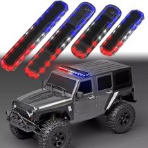 Rc Auto Dach Lampe 7 Farben Und 12 Modi Led Licht Bar Für 1/10 Rc Crawler Trax/als Trx4 Trx4m Axial scx10 Scx24 Rgt D90 Yikong Hsp