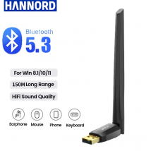 Bluetooth 5.3-Empfänger-Adapter, kabelloser Audio-Empfänger, Übertragung von 20 m, 150 m, für PC-Lautsprecher, kabellose Maus, Tastatur, Bluetooth-Dongle