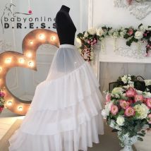 Baby online Petticoat plus Hoop Slip Unterrock für Meerjungfrau Brautkleid Kleid Braut Krolin