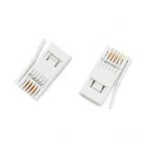 10PCS BT Stil 6P4C 6P6C RJ14 RJ12 Stecker RJ11 UK Telefon Modular Stecker Für Telefon Kabel