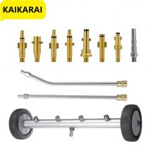 Outdoor Chassis Reiniger Wasser Besen Auto Chassis Reinigung Set Garten Spülen Zubehör Auto Waschen Auto Boden Karcher/Parkside/schwarz