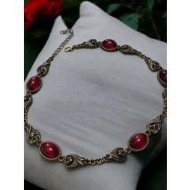 Vampire bat Choker, Gothic jewelry, retro, Pagan, witchcraft accessory, bronze, blood drop, alternative, Choker For Women Girls