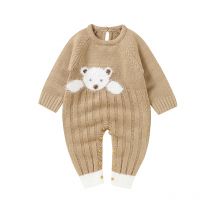 Baby Strampler Gestrickte Frühling Herbst Langarm Neugeborenen Jungen Mädchen Overalls Playsuits Ein Stück Winter Kinder Overalls