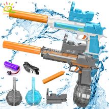 Desert Eagle Elektrische Auto Kampf Licht Verknüpfung Wasser Pistole Sommer Outdoor Fantasy Kampf Abfeuern Schießen Spielzeug für Kinder Jungen Geschenk