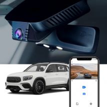 Telecamera da cruscotto Fitcamx per Mercedes-Benz GLB X247 / EQB / EQA 2021-2026, DVR per auto Plug & Play 4K per Benz AMG GLB 35 2021-2025