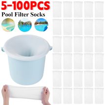 200-5 pezzi calzini Skimmer per piscina calzini con filtro per piscina cestino Skimmer filtro per piscina in rete di Nylon elastico detriti foglie calzini di stoccaggio