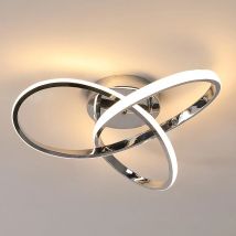 Plafoniera moderna a LED, lampada da soffitto con design floreale 38W 4275LM, lampada da soffitto per camera da letto, soggiorno, cucina, corridoio