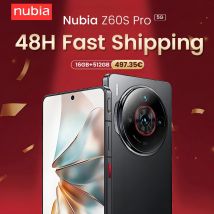 Nubia-teléfono inteligente Z60S Pro, smartphone con Snapdragon 8 Gen 2, batería de 5100mAh, pantalla de 6,78 pulgadas, 120Hz, cámara de 50MP, Ia teleobjetivo, versión Global, NFC, 5G