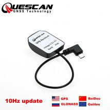 QUESCAN Android 10Hz GPS Empfänger Typ C GPS GLONASS Galileo BeiDou Modul Typ-C GNSS Antenne Empfänger NMEA m8030 Chipsatz