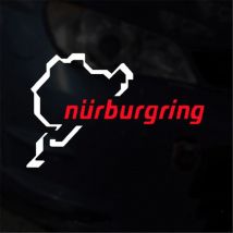 Klasyczne naklejki samochodowe naklejki tor wyścigowy Nurburgring naklejki samochodowe Deca