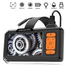 Endoskopkamera, 4,3-Zoll-Bildschirm, HD1080P, 8 mm Objektiv, austauschbares Kabel, 1–100 Meter, USB-Stecker, Rohrinspektion, Endoskop-LEDs, 2600 mAh