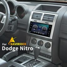 Android 14 dla Dodge Nitro 2009 SXT Radio samochodowe multimedialny odtwarzacz wideo jednostka główna Autoradio z ekranem dotykowym GPS nawigacja CarPlay
