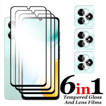 6in1 Für Honor X5c Glas Für Honor X5c Plus Gehärtetem Glas 2,5 D Volle Abdeckung Screen Protector Für Honor X5c Plus objektiv Film