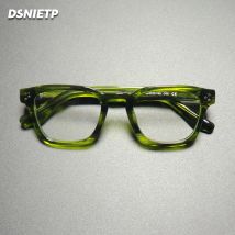 Vintage Handgemachte Acetat Lesebrille Männer Photochrome Anti Blau Licht Brillen Frauen Luxus Marke Myopie Brillen