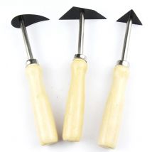 3PCS Wolfram Stahl Messer Keramik Ton Trimmen Schaber Keramik Modling Werkzeug Ton Skulptur Fettling Werkzeuge