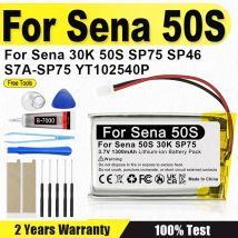 Brandneuer 3,7 V 1300 mAh Akku für Sena 30K 50S, Sena50S SP75 S7A-SP75 Motorrad Bluetooth Headset, Helm Intercom