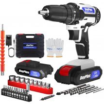 Trapano avvitatore a batteria DayPlus 21V, cacciavite elettrico a batteria 45Nm con batteria da