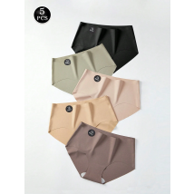 FINETOO 5PCS Nahtlose Slik Höschen Ultradünne Slips Hohe Elastische Atmungsaktive Unterwäsche 7A Bequeme Dessous Weiche Dessous