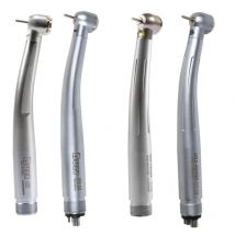 Generatore elettronico dentale stile KAVO Turbina in fibra ottica LED / Pulsante senza LED Manipolo ad alta velocità Bava a 4 fori Stock / Frese USA