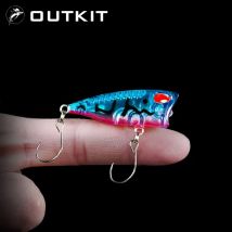 Neue 1 stücke 4 cm 3g mini Popper Harten Köder Minnow Angeln Locken Crankbait Wobbler Tackle Isca Poper schwimmenden Top Wasser hecht Lockt