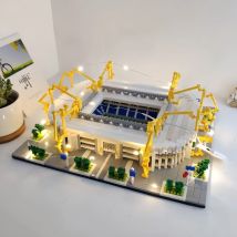 Deutsches Stadion-Bausteinset: Realistisches 3D-Modell, perfekt für Sportfans, Heimdekoration und Geschenke