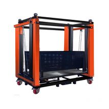 4M elektrischer Gerüst, robust, faltbar, ferngesteuert, für Innen- und Außendekoration, mobiles Heben auf der Baustelle