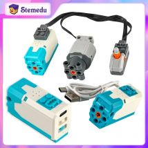 Upgrade wiederaufladbare M-Motor-Bausteine, Power-Funktionen, Teile 8883 Motor für MOC 9686, Zugroboter-Modifikation, Power-Spielzeug
