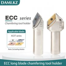 ECC17005R ECC31005R varilla de corte de fresado de borde largo 30 45 60 grados soporte de cortador de fresado CNC para insertos de carburo XCET
