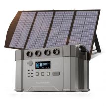 ALLPOWERS Kraftwerk-duo 2400W Mobile Energie Lagerung Netzteil Mit 18V Solarpanel, 4x2400W AC