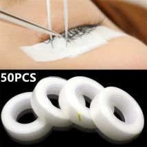10/20/50PCS 9mx1.25cm Eyelash Tape Transparent Adhesive  Breathable Micropore Fabric Tape For Eyelash Extension Tool Waterproof