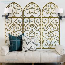 Dekorativer Panel-Wandaufkleber, eleganter Stil, Design-Dekor für Wohnzimmer, Schlafzimmer, Tür, Fensteraufkleber, abnehmbare Wandbilder Z586
